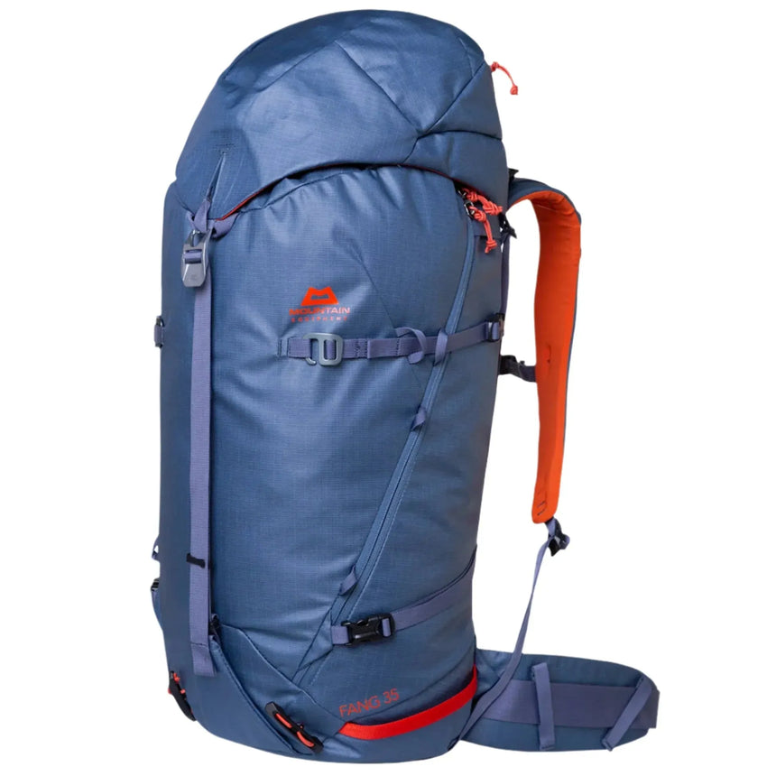 Mountain Equipment Fang 35+ Backpack Outdoor Action Alaskan Blue - Front