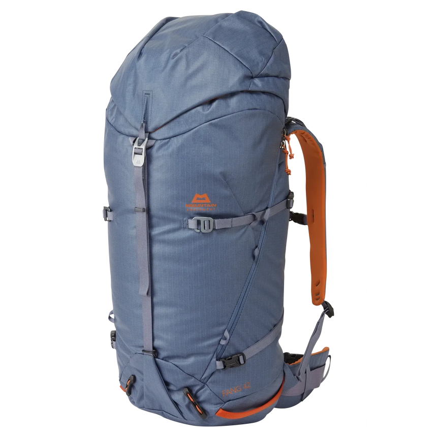 Mountain Equipment Fang 42+ Backpack Outdoor Action Alaskan Blue- Front