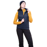 Mountain Equipment Fractal Women's Vest Outdoor Action Cosmos- YKK® centre front zip