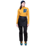 Mountain Equipment Frostline Women's Skirt Outdoor Action Black- Front Fit on Model