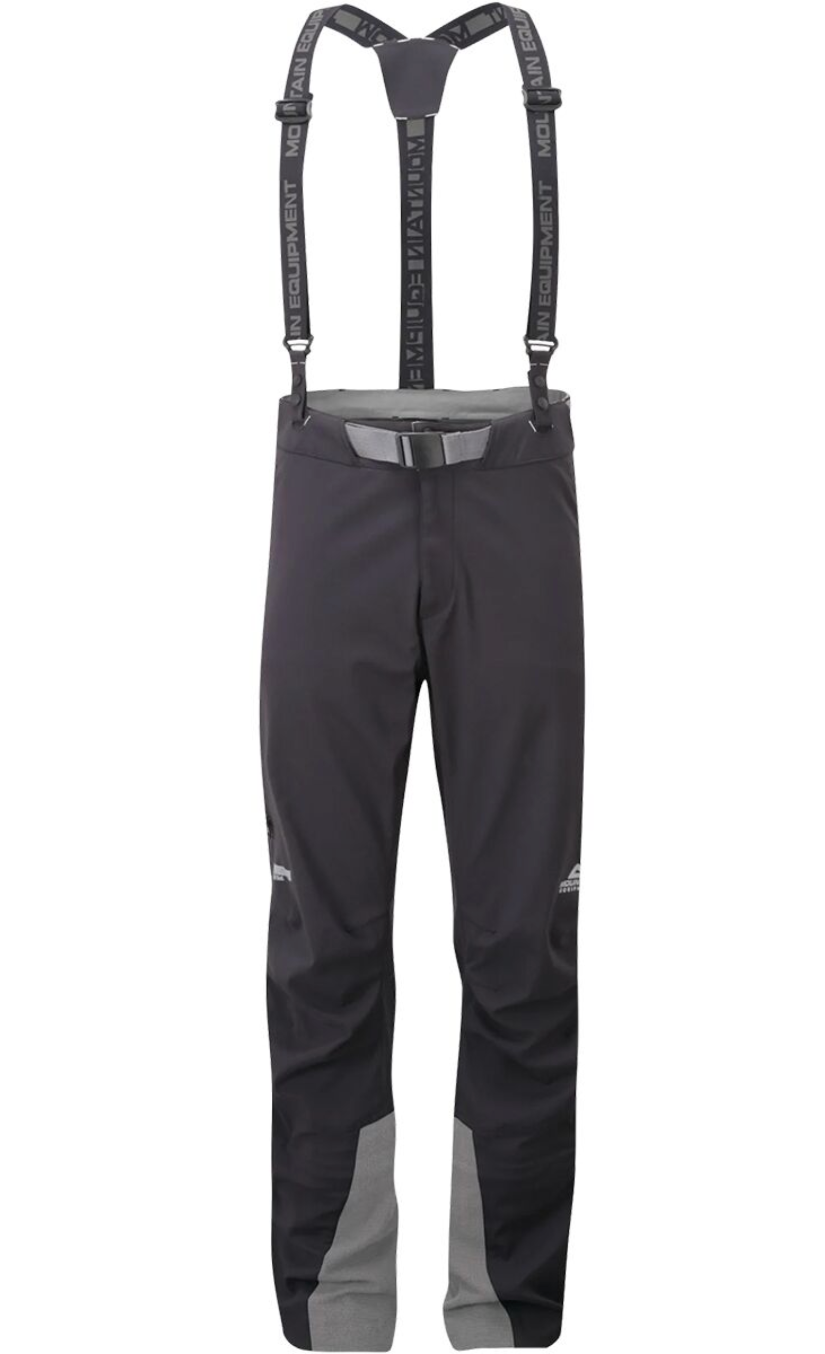 Mountain Equipment G2 GORE-TEX Mountain Men's Pant in Black - front view showing GORE-TEX INFINIUM fabric