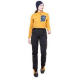 Mountain Equipment G2 Mountain Women's Pant Outdoor Action Black- Front Fit on Model