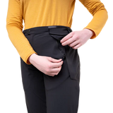 Mountain Equipment G2 Mountain Women's Pant Outdoor Action Black- Zipped hand pockets