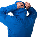 Mountain Equipment Garwhal GORE-TEX Men's Jacket Outdoor Action Lapis Blue- Hood Adjustor