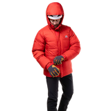 Mountain Equipment Gasherbrum Men's Jacket Outdoor Action Chili Red- Adjustable Cuffs