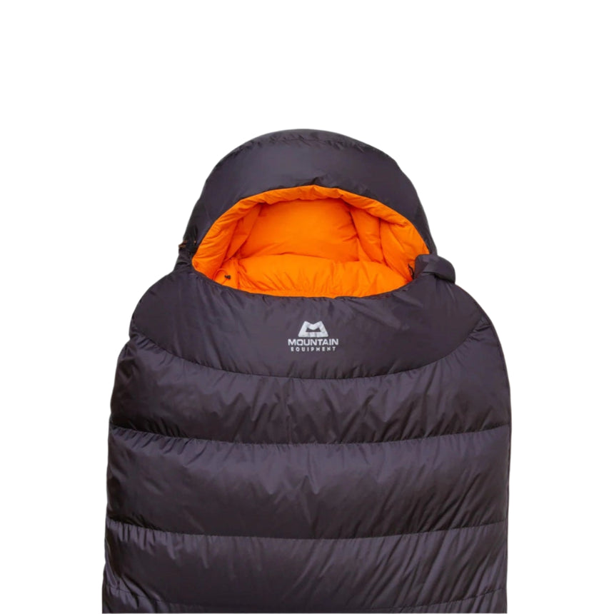 Mountain Equipment Glacier 300 Sleeping Bag (-1°C/30°F) Outdoor Action Obsidian- Hood