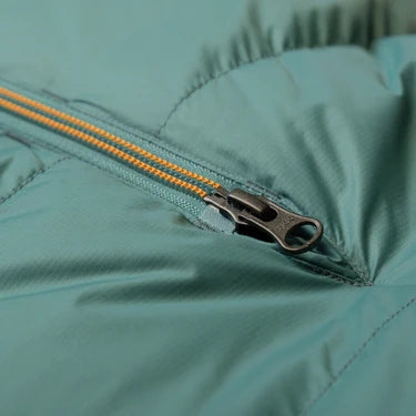 Mountain Equipment Glacier 700 Women's Sleeping Bag Outdoor Action Sage - zip