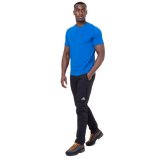 Mountain Equipment Groundup Men's Tee Outdoor Action Atlantic Blue- Slim fit