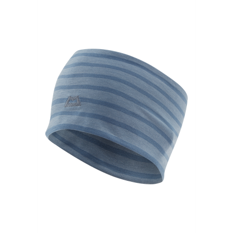 Mountain Equipment Groundup Men's Tee Outdoor Action Bluefin Stripe- Front