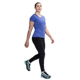 Mountain Equipment Groundup Stripe Women's Tee Outdoor Action Vivid Stripe- Side Fit