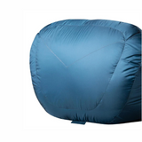 Mountain Equipment Helium 400 Sleeping Bag Outdoor Action Majolica Blue - Foot Box