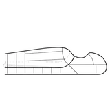 Mountain Equipment Helium GT 400 Sleeping Bag Anvil Grey- Mid-level Side Seams