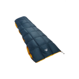 Mountain Equipment Helium Quilt (5°C/40°F) Outdoor Action Majolica blue- Full Length (Angled)