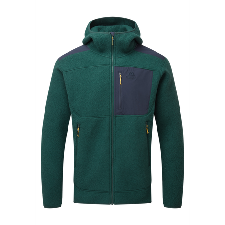 Mountain Equipment Highpile Hooded Men's Jacket Outdoor Action Pine/Cosmos- Front