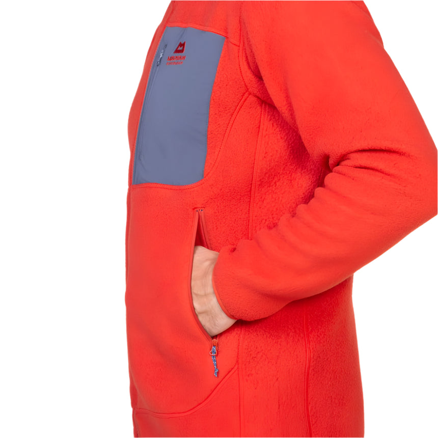 Mountain Equipment Highpile Hooded Men's Jacket Outdoor Action RedRock/Ombre- Hand Pocket