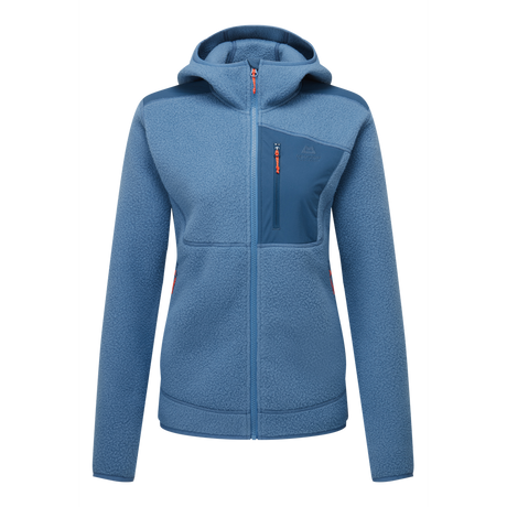 Mountain Equipment Highpile Hooded Women's Jacket Outdoor Action Stellar/Majolica- Front