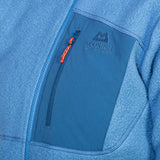 Mountain Equipment Highpile Hooded Women's Jacket Outdoor Action Stellar/Majolica Blue- Chest Pocket