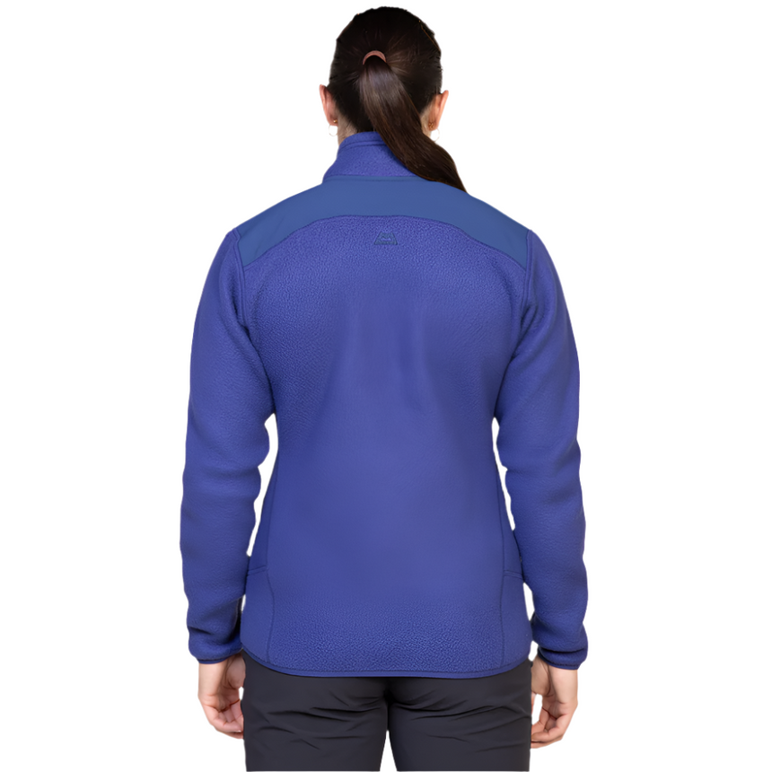 Mountain Equipment Highpile Women's Jacket Outdoor Action Amethyst/Medieval Blue-Back 