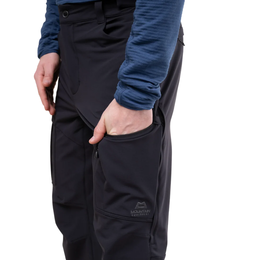 Mountain Equipment Ibex Pro Men's Pant Outdoor Action Black- Thigh Pocket