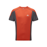 Mountain Equipment Ignis Men's Tee Outdoor Action Redrock/Anvil- front