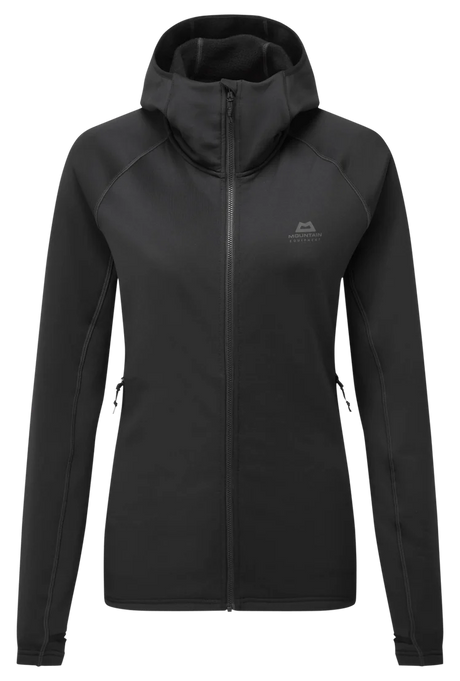 Mountain Equipment Jorasses Hooded Women's Jacket Outdoor Action Black- Front