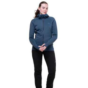 Mountain Equipment Jorasses Hooded Women's Jacket Outdoor Action Dusk- Thumb loops