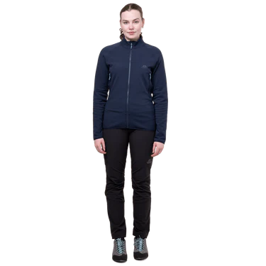 Mountain Equipment Jorasses Lite Women's Jacket Outdoor Action Cosmos- Front Fit on Model