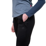Mountain Equipment Jorasses Women's Pant Outdoor Action Black- Zipped Hand Pocket
