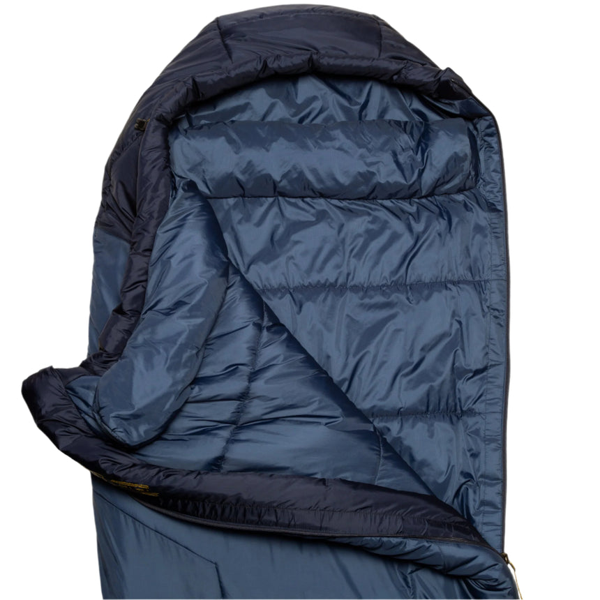 Mountain Equipment Klimatic III Sleeping Bags (-6°C/21°F) Outdoor Action Dusk- Zip baffle