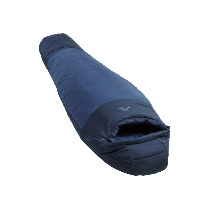 Mountain Equipment Klimatic II Women's Sleeping Bag (-1°C/30°F) Outdoor Action Dusk- Slanted