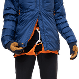 Mountain Equipment Kryos Women's Jacket Outdoor Action Admiral Blue- Front Zip