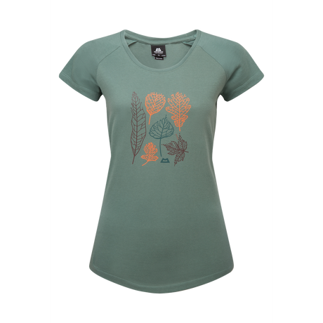 Mountain Equipment Leaf Women's Tee Outdoor Action Sage- Front