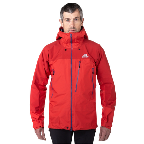 Mountain Equipment Lhotse GORE-TEX Men's Jacket Outdoor Action Imperial Red/Crimson- Front fit