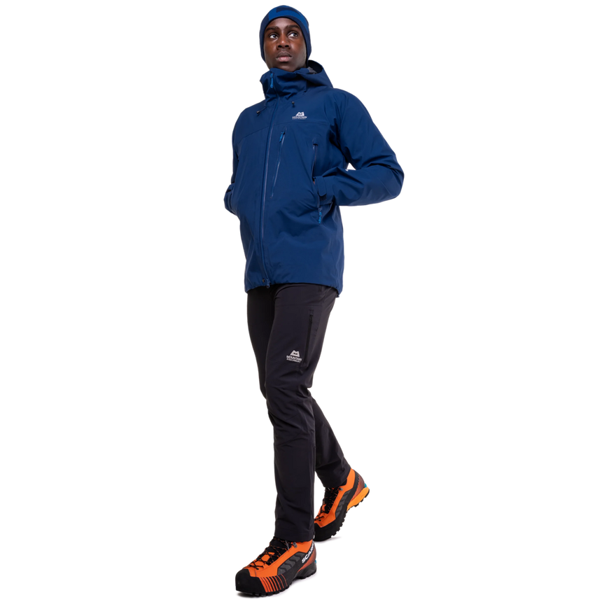 Mountain Equipment Lhotse Men's Jacket Outdoor Action Admiral Blue- 2 Outer Hand Pockets