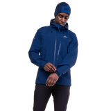 Mountain Equipment Lhotse Men's Jacket Outdoor Action Admiral Blue- Cuff Pull Tabs