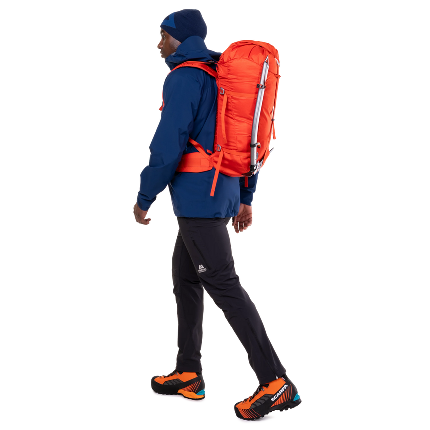 Mountain Equipment Lhotse Men's Jacket Outdoor Action Admiral Blue- Side Fit on Model