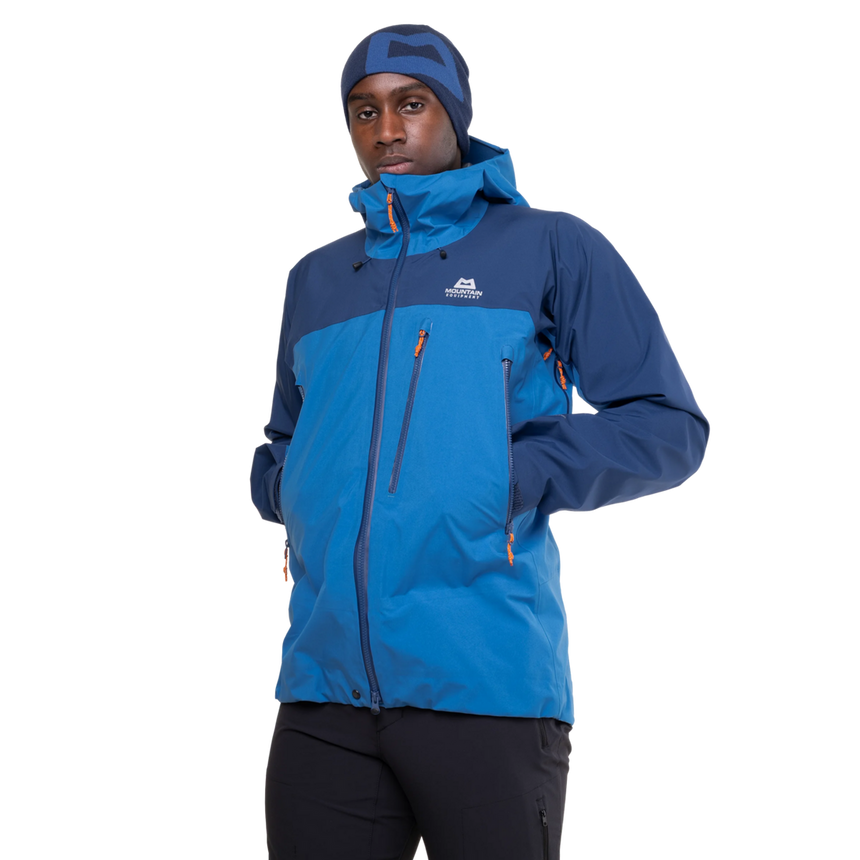Mountain Equipment Lhotse Men's Jacket Outdoor Action Atlantic/Admiral- 2 Outer Hand Pockets