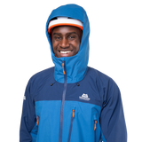 Mountain Equipment Lhotse Men's Jacket Outdoor Action Atlantic/Admiral- Helmet Compatible Hood