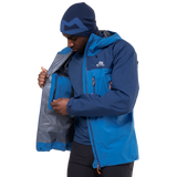 Mountain Equipment Lhotse Men's Jacket Outdoor Action Atlantic/Admiral- Inner Zipped Security Pocket