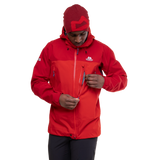Mountain Equipment Lhotse Men's Jacket Outdoor Action  Chili/Crimson- Outer Chest Pocket