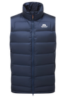 Mountain Equipment Lightline Men's Vest Outdoor Action Navy- Front