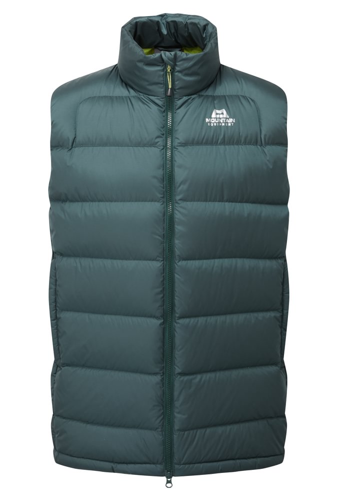Mountain Equipment Lightline Men's Vest Outdoor Action Pine- Front