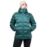 Mountain Equipment Lightline Women's Jacket Outdoor Action Deep Teal- 2-Zipped Handwarmer Pockets