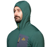 Mountain Equipment Lumiko Hooded Men's Jacket Outdoor Action Fern/Ombre- Hood