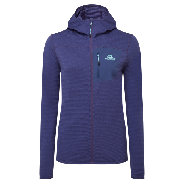 Mountain Equipment Lumiko Hooded Women's Jacket Outdoor Action Amethyst/Medieval- Front