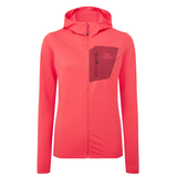 Mountain Equipment Lumiko Hooded Women's Jacket Outdoor Action Hibiscus/Tibetan- Front