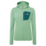 Mountain Equipment Lumiko Hooded Women's Jacket Outdoor Action Lichen Green/D Teal- Front