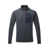 Mountain Equipment Lumiko Men's Zip T Outdoor Action Ombre Blue/Cosmos- Front