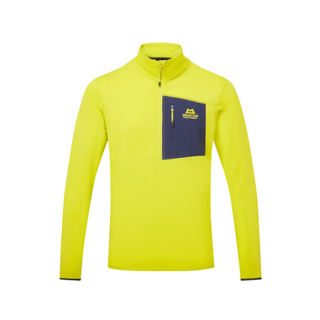 Mountain Equipment Lumiko Men's Zip T Outdoor Action Ombre Vine/Cosmos- Front