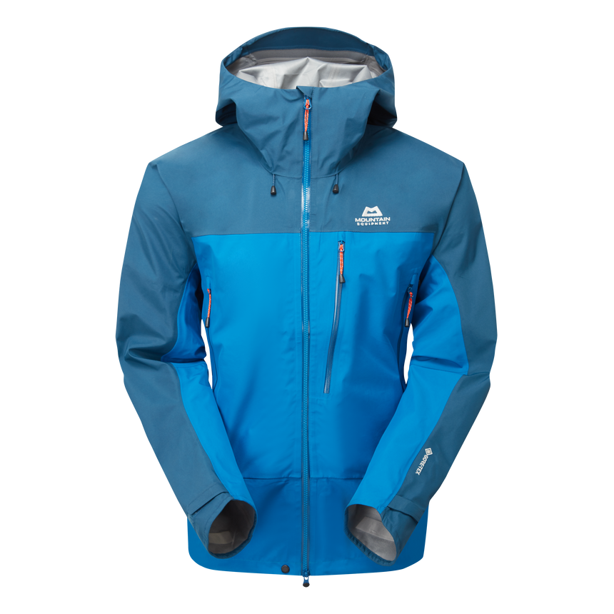 Mountain Equipment Makalu GORE-TEX Men's Jacket Outdoor Action Mykonos/Majolica- Front